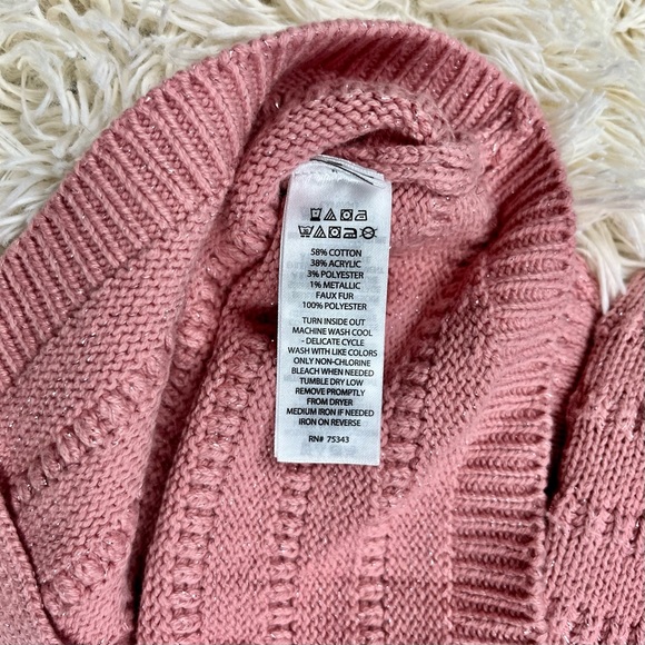 NWT Max Studios Kids Matching Sweater/Hat Set - SZ 4 - Picture 6 of 9